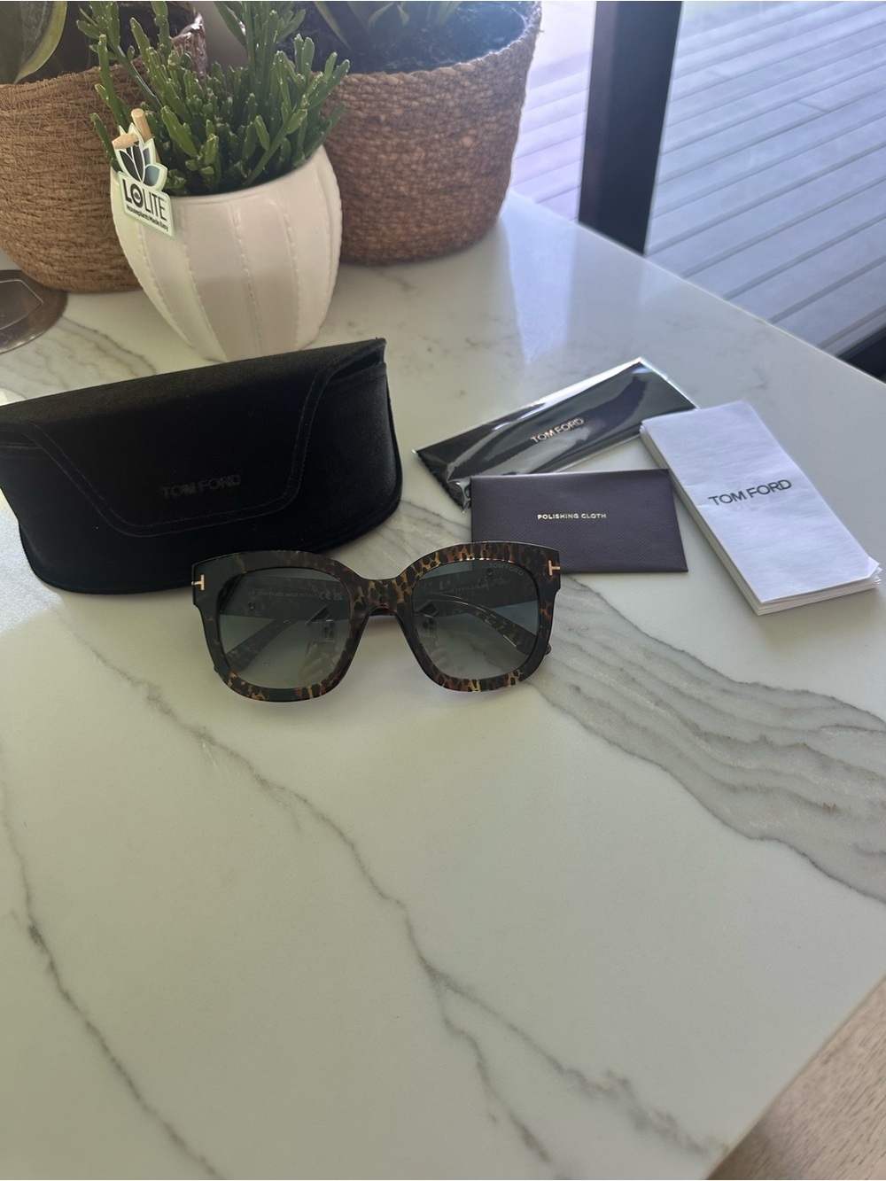NEW! Tom Ford BEATRIX-02 Sunglasses in Tortoise Shell